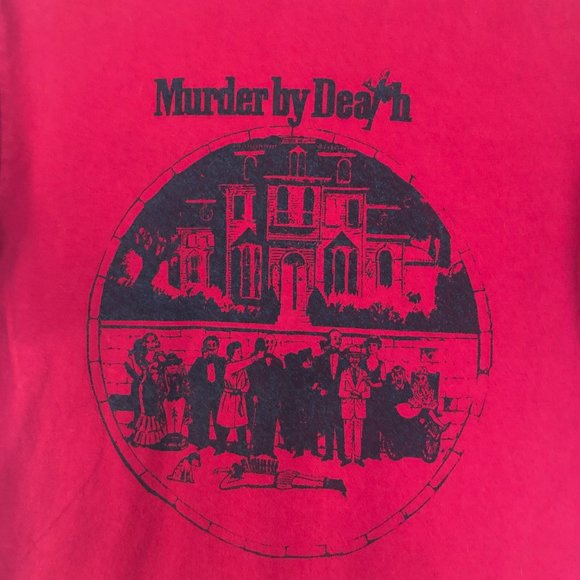 Murder by death red graphic tee t-shirt size medium - Picture 1 of 3